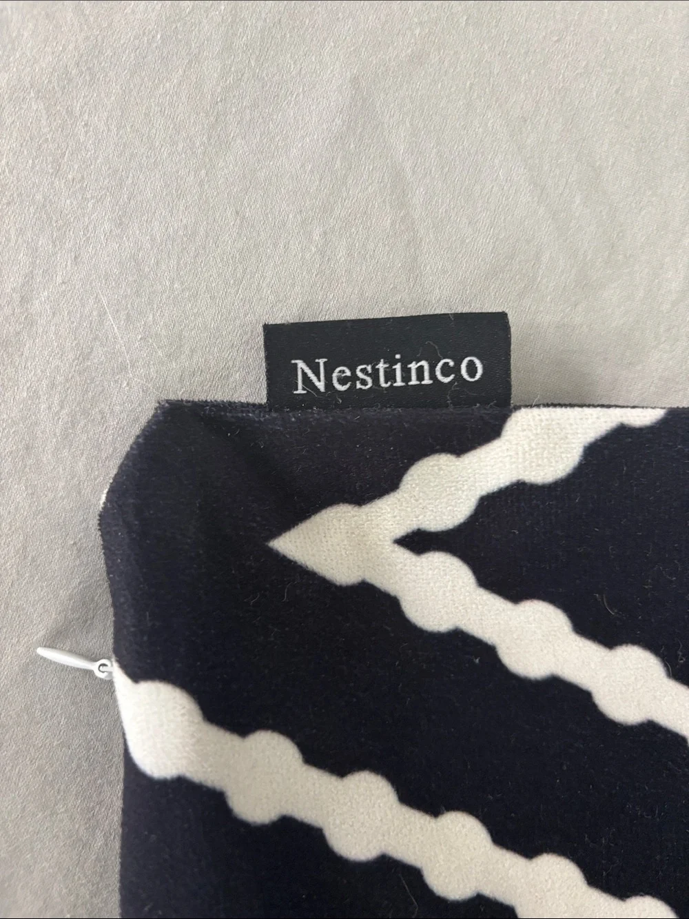 Black and White Geometric Pillow Covers - Set of 2